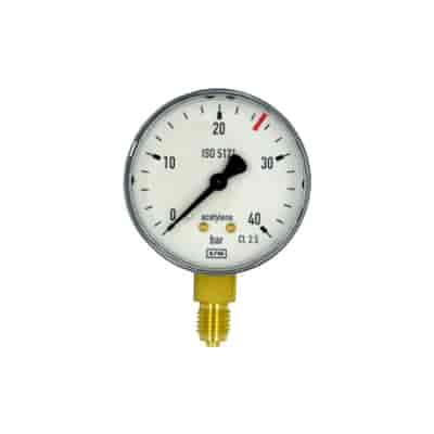 MANOMETR M63  0-40 BAR ACET.