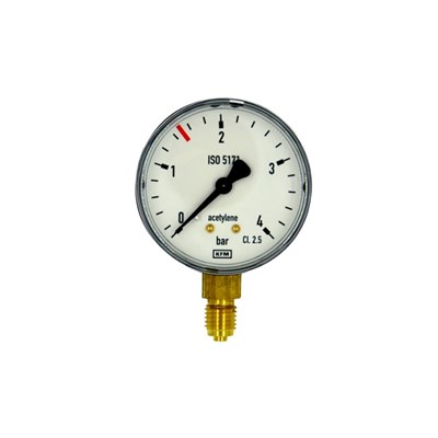 MANOMETR M63  0- 4  BAR ACET.