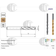 WIERTLO NWKA FI  6,50  63/101MM HSSE TIN SZL. INOX