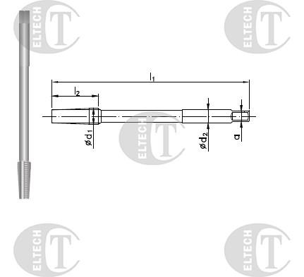 GWINTOWNIK M 2 NGMF (6H) HSS