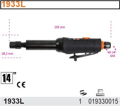 SZLIFIERKA TRZPIEN. PROSTA  200W 25000OBR.MIN 1933L PNEUMATYCZNA