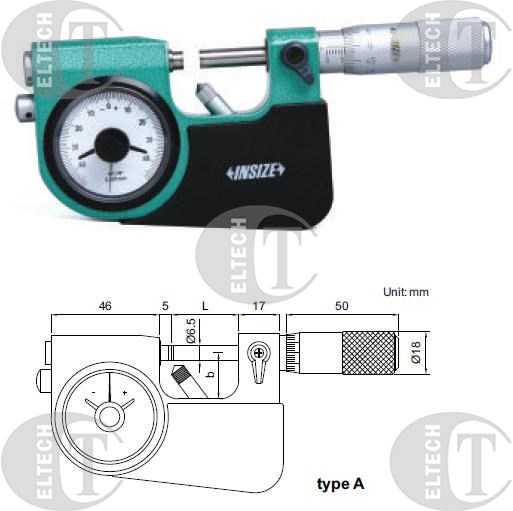 TRANSAMETR 25-50 TYP A  INSIZE