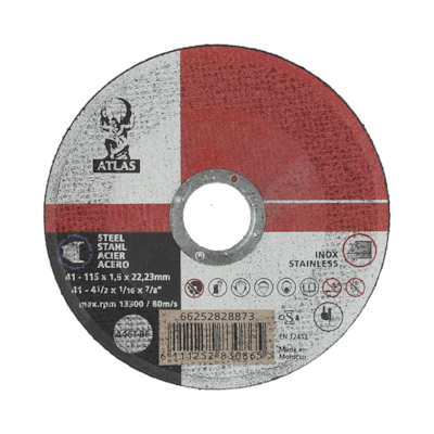 TARCZA T41 115/1,6/22,2   A46T-BF-80 INOX  ATLAS