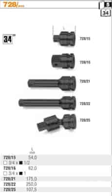 NASADKA UD. 3/4 -22MM   BETA