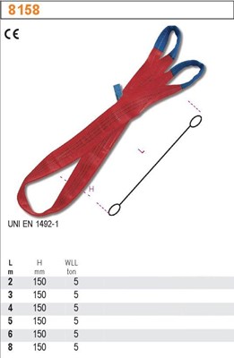 ZAWIESIE PASOWE  5000KG 2M