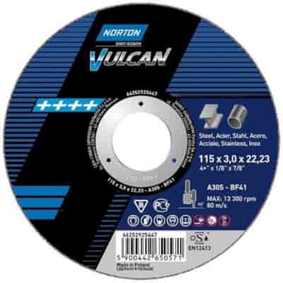 TARCZA T42 125/3,2/22,23 A30S7BF-80 METAL-INOX   VULCAN