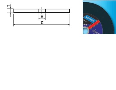 TARCZA T41 350/4,0/32 A30S6BF-80   VULCAN
