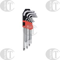 KLUCZE TORX SECURITY T10-T50 9EL.