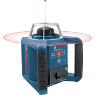 LASER BUD. GRL300 HV SET ROTACYJNY + ODBIORNIK LR1 + PILOT RC1 BOSCH