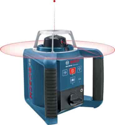 LASER BUD. GRL300 HV SET ROTACYJNY + ODBIORNIK LR1 + PILOT RC1 BOSCH