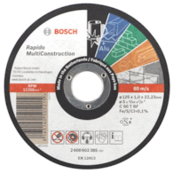 TARCZA T41 115/1,0/22  RAPIDO MULTICONSTRUCTION