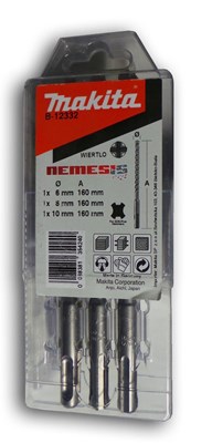 ZESTAW WIERTEL NEMESIS  SDS PLUS FI  6,00- 8,00 ,10,00MM  3PC HM Z-4