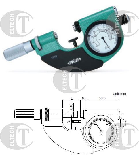 TRANSAMETR 0-25/0.001  INSIZE