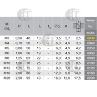 GWINTOWNIK M 3 NGMM/3-P DIN-352 (6HX) HSSE-PM TICN HRC40