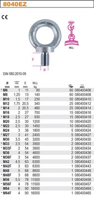 SRUBA Z UCHWYTEM  M14  OCYNK.   BETA