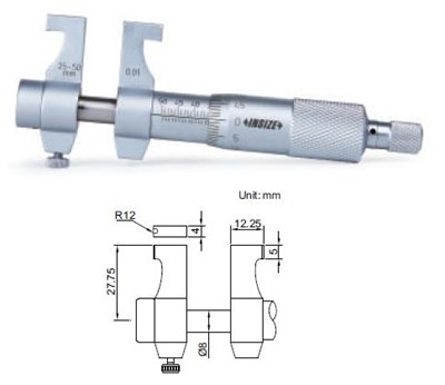 MIKROMETR   25- 50 WEW. TYP-B