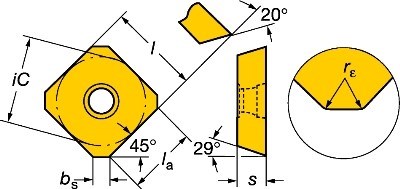 PLYTKA R245-12T3E-ML 2030