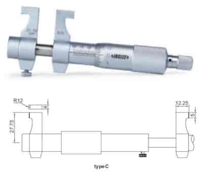 MIKROMETR  75-100 WEW. TYP-C