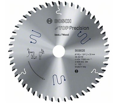 PILA W. 165*1,8*20/32T DO ZAGLEBIAREK TOP PRECISION BEST FOR WOOD