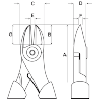 SZCZYPCE 2101G-160    BOCZNE  BAHCO