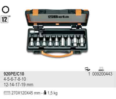 KOMPLET NASADEK TRZP. 10SZT   BETA