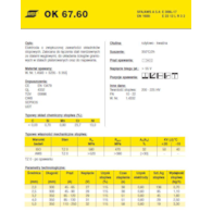 ELEKTRODA OK 67.60 3.20/4.3 /KARTON 12.9KG/