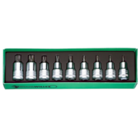 ZESTAW KLUCZY NASAD. 1/2  TORX