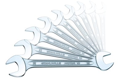 ZESTAW KLUCZY PLASKICH 1/4 -15/16  (7 SZT.)