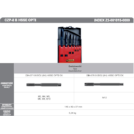GWINTOWNIKI ZESTAW M3-M12 DIN-371B/DIN-376B (6H) HSSE CZP-8 OPTI