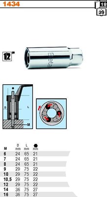 WYKRETAK ROLK. DO ZERWANYCH SRUB M14