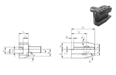 OPRAWKA 1124 L B6-30*20*40  HEIMATEC VDI 30 DIN 69880