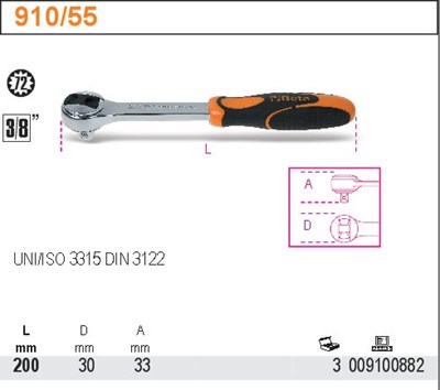 GRZECHOTKA 910/55  3/8    BETA