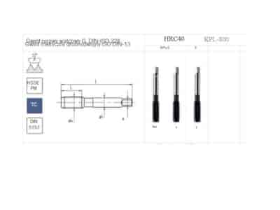 GWINTOWNIK G  3/8  NGRA/2-P DIN-5157 (-X) HSSE-PM TICN HRC40