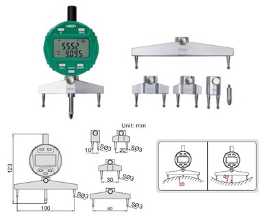 PROMIENIOMIERZ CYFROWY R5- R910MM  INSIZE.