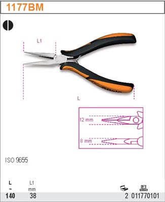 SZCZYPCE POLOKR. DLA ELEKTRONIK. 140MM
