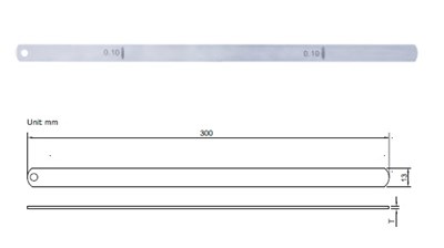 SZCZELINOMIERZ MWSA 300*0,08 (10SZT)