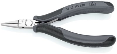 SZCZYPCE ELEKTRONICZNE 115 ESD KNIPEX