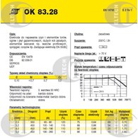 ELEKTRODA OK 83.28 2.50/1.8 /KARTON 10.8 KG/ / OK WEARTRODE 30 /