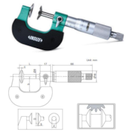 MIKROMETR   0- 25 TALERZ.