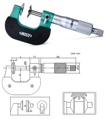 MIKROMETR   0- 25 TALERZ.