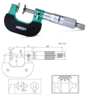 MIKROMETR   0- 25 TALERZ.