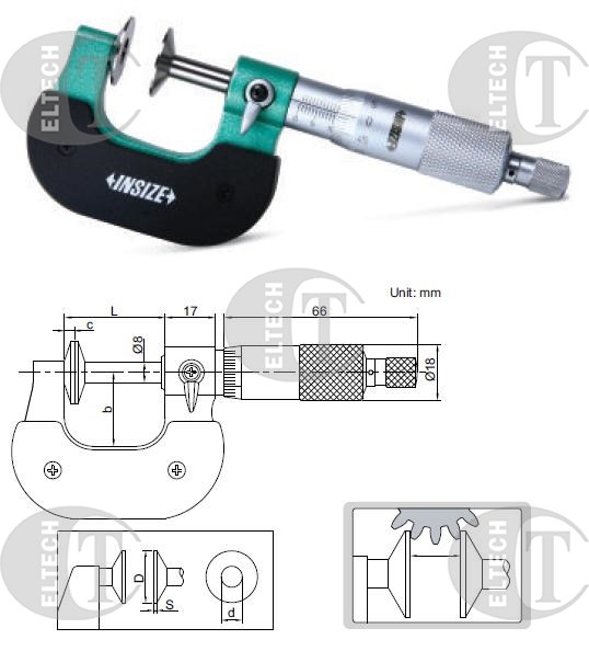 MIKROMETR   0- 25 TALERZ.