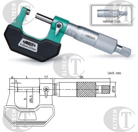 MIKROMETR  25- 50 STANDARD /CERT.