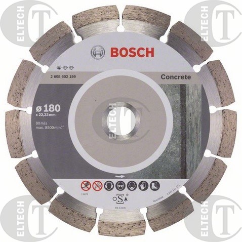 TARCZA DIAM. 180/22,23 STANDARD  FOR CONCRETE DO BETONU