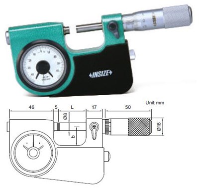 TRANSAMETR  0- 25 TYP B INSIZE