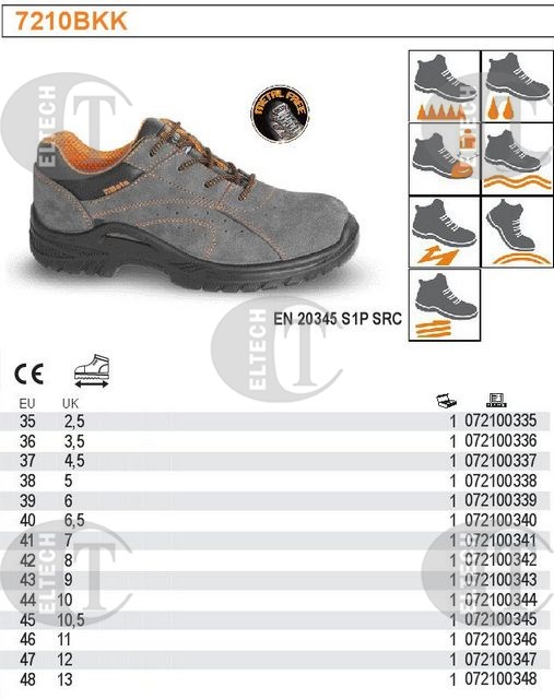 POLBUTY ROBOCZE ZAMSZOWE 7210BKK NR. 46