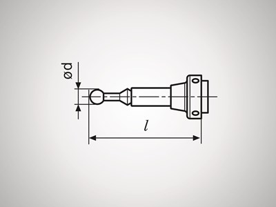 KONCOWKA POMIAR DO 802EW/NW KULKA FI4,00 L=31