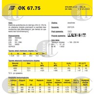 ELEKTRODA OK 67.75 3.20/1.8 /KARTON  5.4KG/