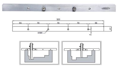 POPRZECZKA DO GLEBOKOSCIOMIERZ 320MM.