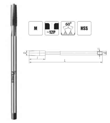 GWINTOWNIK M 4 NGMF (6H) HSS  FENES